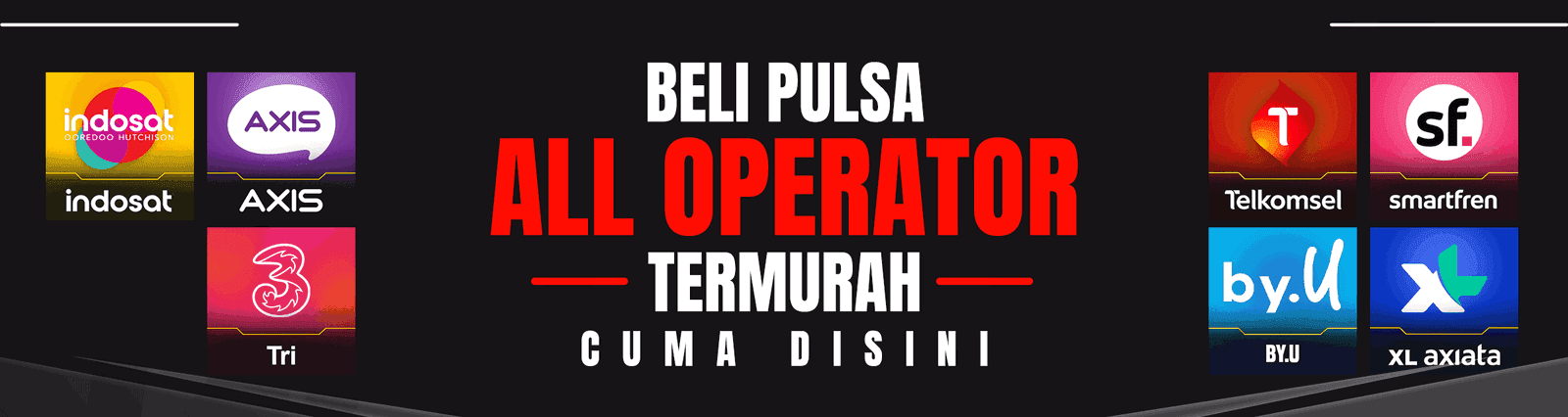 Pulsa Indosat Banner